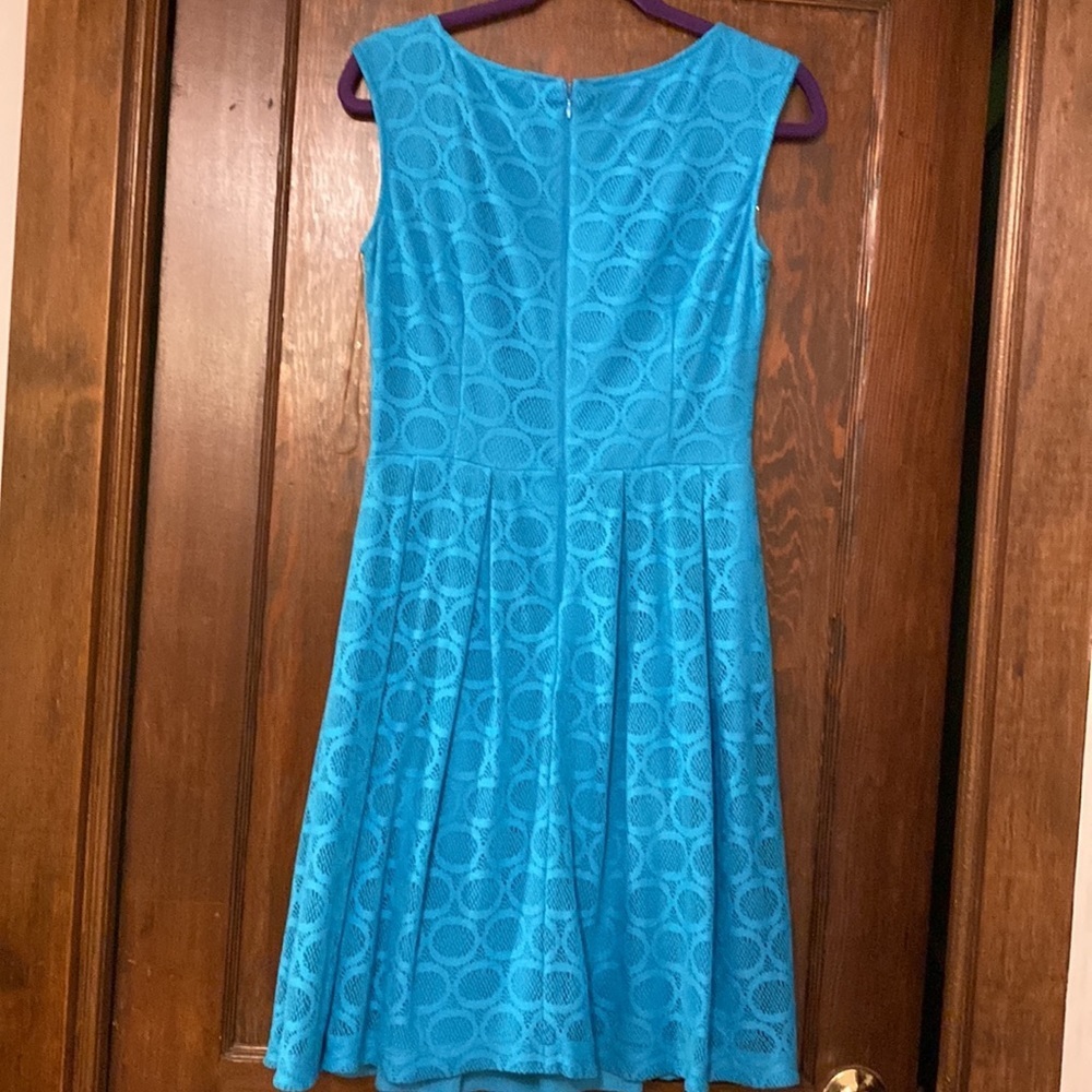 Blue Sleeveless New York and Company Dress - Picture 6 of 11